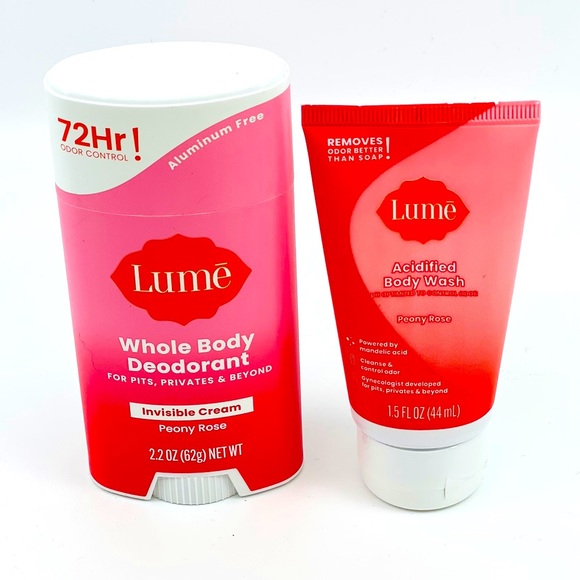 lume deodorant Bath & Body Lume Cream Deodorant Acidified Body Wash
